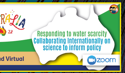 Conferencia: 'Responding to water scarcity: Collaborating internationally on science to inform policy' (Más información)